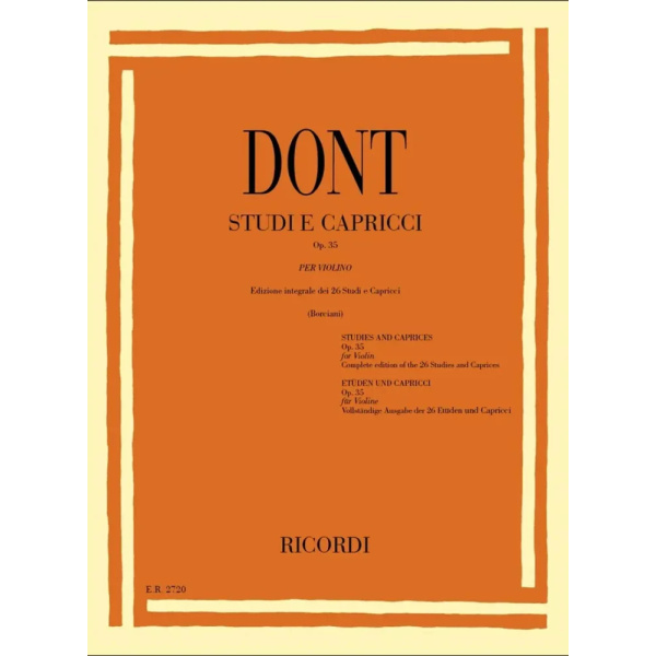DONT - Studi E Capricci Op. 35