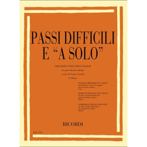 Passi Difficili E A Solo Da Opere Liriche