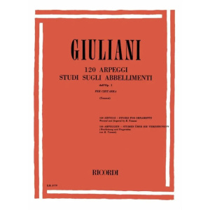 GIULIANI - 120 Arpeggi - Studi Sugli Abbellimenti Dall'Op.1