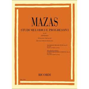 MAZAS - Studi Melodici E Progressivi Op. 36 - Studi Speciali