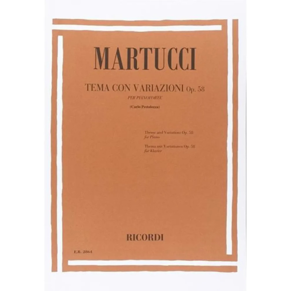 MARTUCCI - Tema Con Variazioni