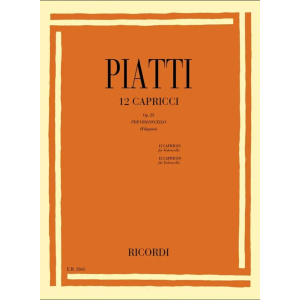 PIATTI - 12 Capricci Op. 25