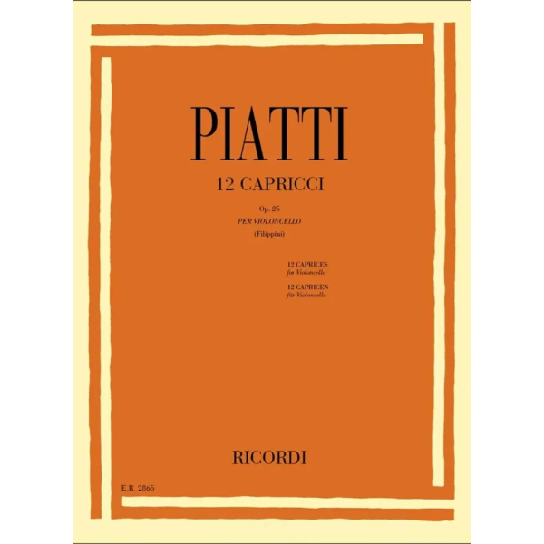 PIATTI - 12 Capricci Op. 25