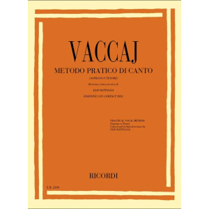 VACCAJ - Metodo Pratico di Canto (Soprano-Tenore)