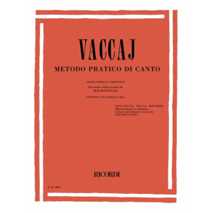 VACCAJ - Metodo pratico di canto - Mezzo Soprano Baritono