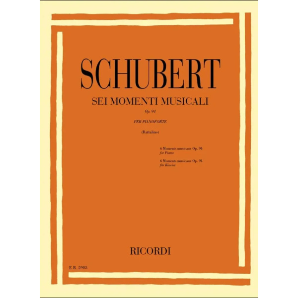 SCHUBERT - 6 Momenti Musicali Op.94 D.780