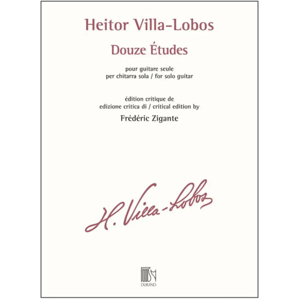 VILLA-LOBOS - Douze Etudes