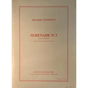 TASMAN - Serenade n. 3 - 2 Pianoforti
