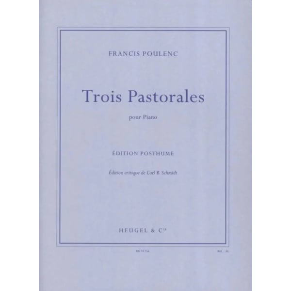 POULENC - 3 Pastorales