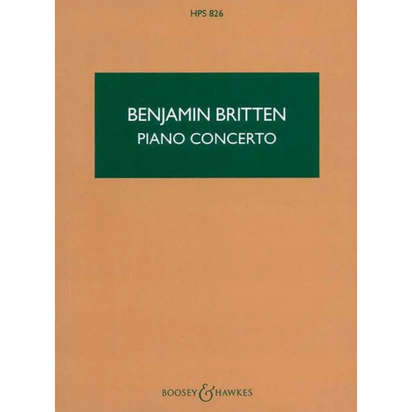 BRITTEN - Piano Concerto op. 13