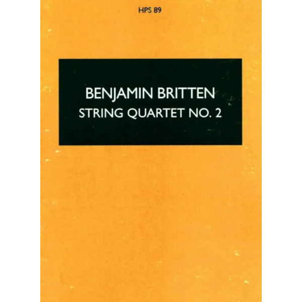 BRITTEN - String Quartet No. 2 C major op. 36