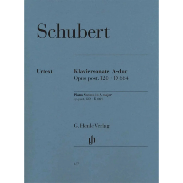 SCHUBERT - Piano Sonata In A Major Op. Post. 120 D 664