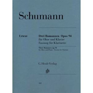 SCHUMANN - Three Romances op. 94 for Oboe and Piano (Clarinet version)