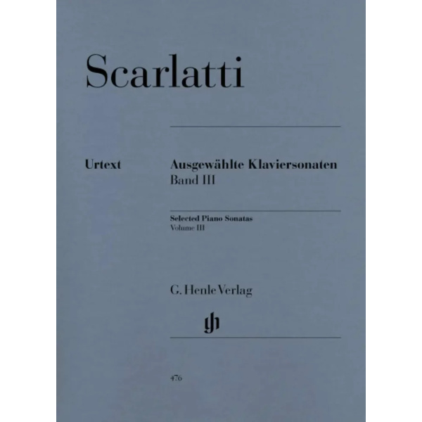 SCARLATTI - Selected Piano Sonatas - Volume III
