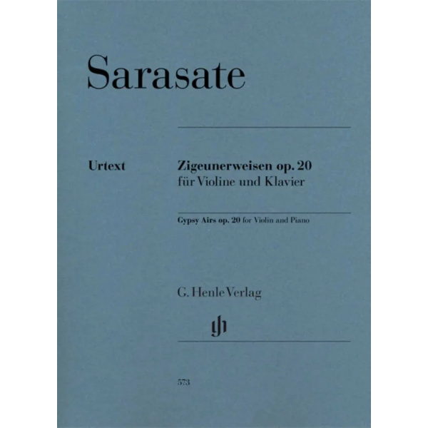 SARASATE - Zigeunerweisen op. 20 für Violine und Klavier