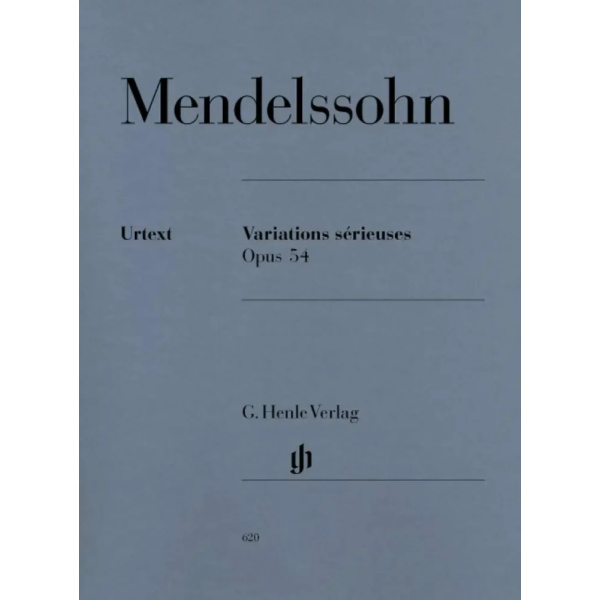 MENDELSSOHN - Variations Sérieuses Op. 54