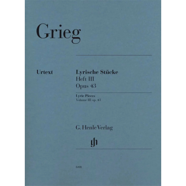 GRIEG - Lyric Pieces Volume III op.43