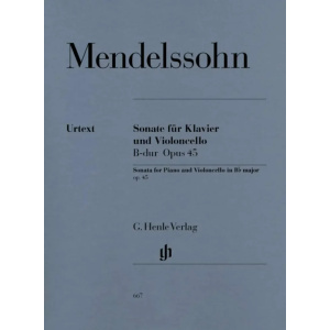MENDELSSOHN - Sonata for Piano and Violoncello in Bb Major Op. 45