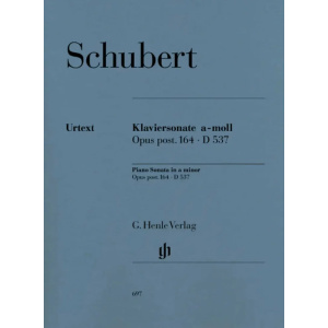SCHUBERT - Klaviersonate a-Moll Opus Post. 164 D 537