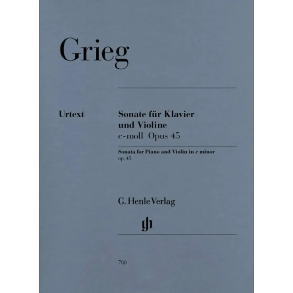 GRIEG - Sonata For Piano And Violin In C Minor Op.45