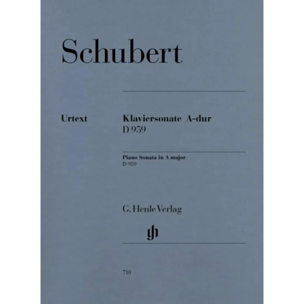 SCHUBERT - Piano Sonata In A Major D 959