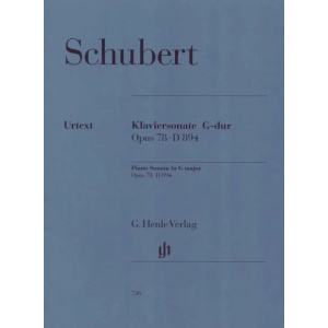 SCHUBERT - Piano Sonata in G major op. 78 D 894