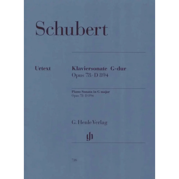 SCHUBERT - Piano Sonata in G major op. 78 D 894