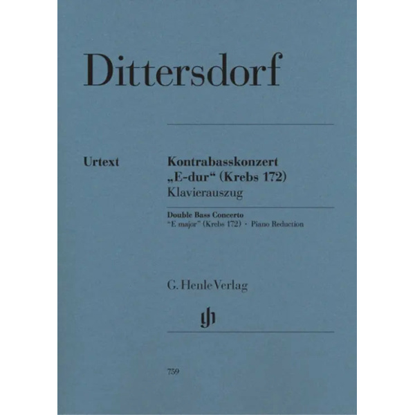 DITTERSDORF - Double Bass Concerto “E major” Krebs 172
