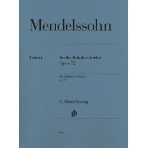 MENDELSSOHN - Six Children's Pieces Op. 72