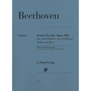 BEETHOVEN - Sextet In E Flat Op.81b - Urtext Parts