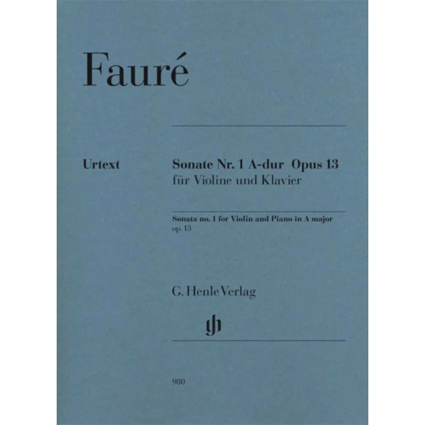 FAURE - Sonata No.1 For Violin And Piano In A Major