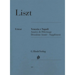 LISZT - Venezia e Napoli Années De PèLerinage