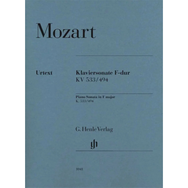 MOZART - Piano Sonata F major K. 533/494