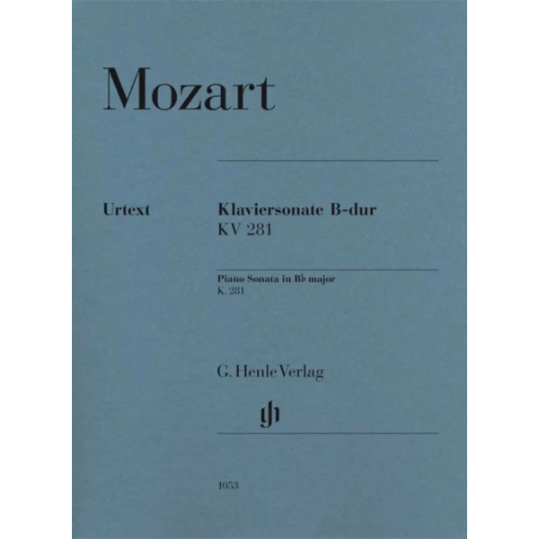 MOZART - Piano Sonata In B Flat Major K. 281 Piano Urtext