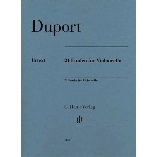 DUPORT - 21 Etüden für Violoncello