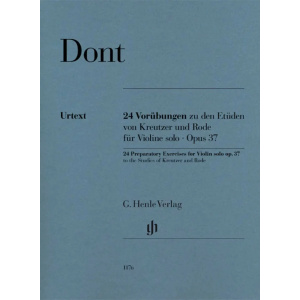 DONT - 24 Preparatory Exercises op. 37