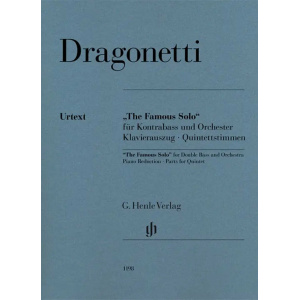 DRAGONETTI - The Famous Solo for Double Bass and Orchestra