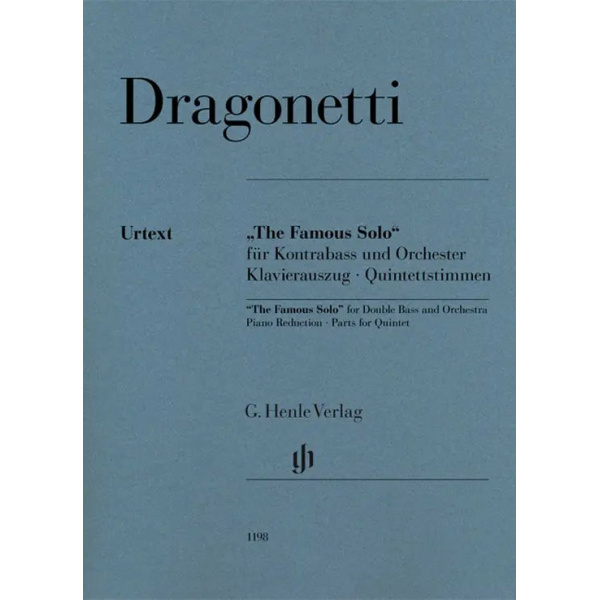 DRAGONETTI - The Famous Solo for Double Bass and Orchestra
