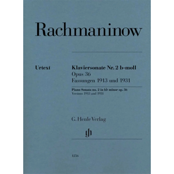 RACHMANINOFF - Piano Sonata no. 2 in b flat minor op. 36