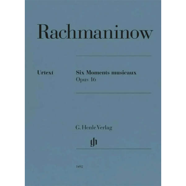 RACHMANINOFF - Six Moments Musicaux Op. 16