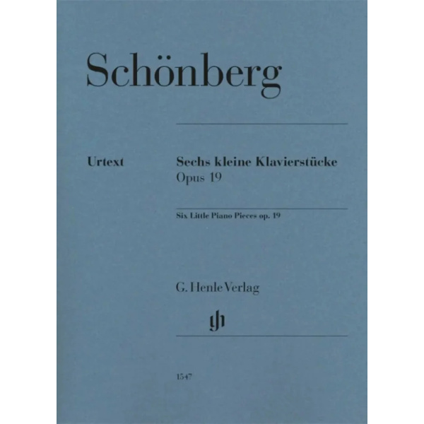 SCHONBERG - Sechs Kleine klavierstücke