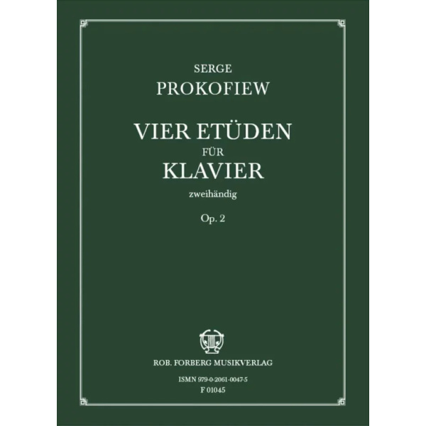 PROKOFIEFF - Vier Etüden