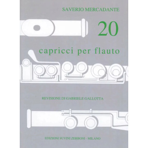 MERCADANTE - 20 Caprcci per Flauto