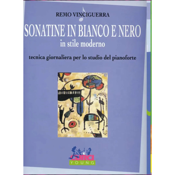 VINCIGUERRA - SONATINE IN BIANCO E NERO -  IN STILE MODERNO