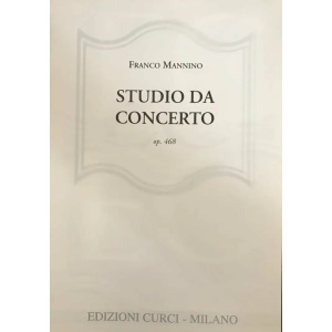 MANNINO - Studio Da Concerto Op. 468 - Piano Solo