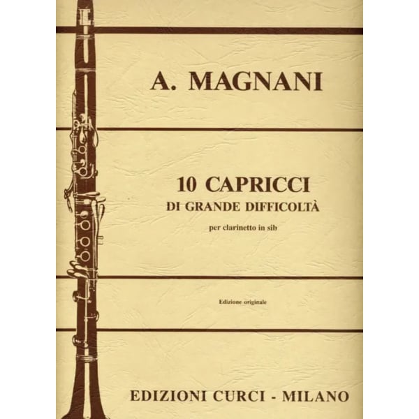MAGNANI - 10 Capricci Clarinetto