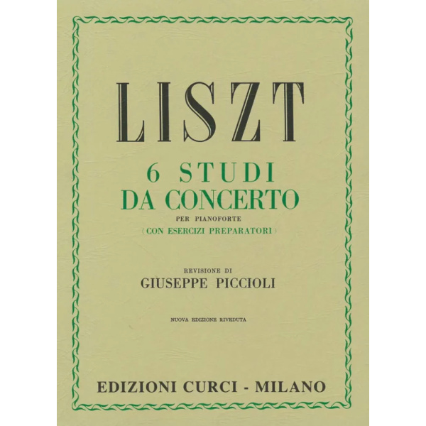 LISZT - Studi (6) Da Concerto (Piccioli)