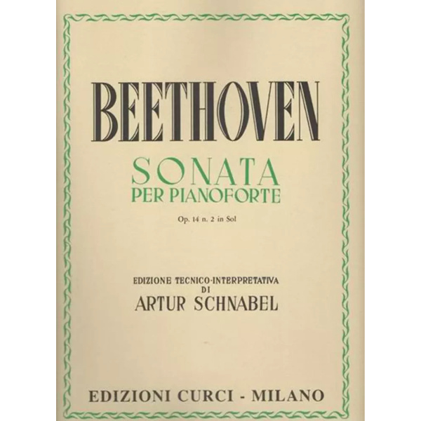 BEETHOVEN - SONATA PER PIANOFORTE OPUS 14 N. 2