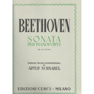 BEETHOVEN - SONATA PER PIANOFORTE OPUS 22