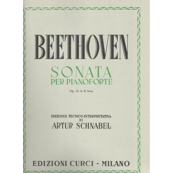 BEETHOVEN - SONATA PER PIANOFORTE OPUS 22